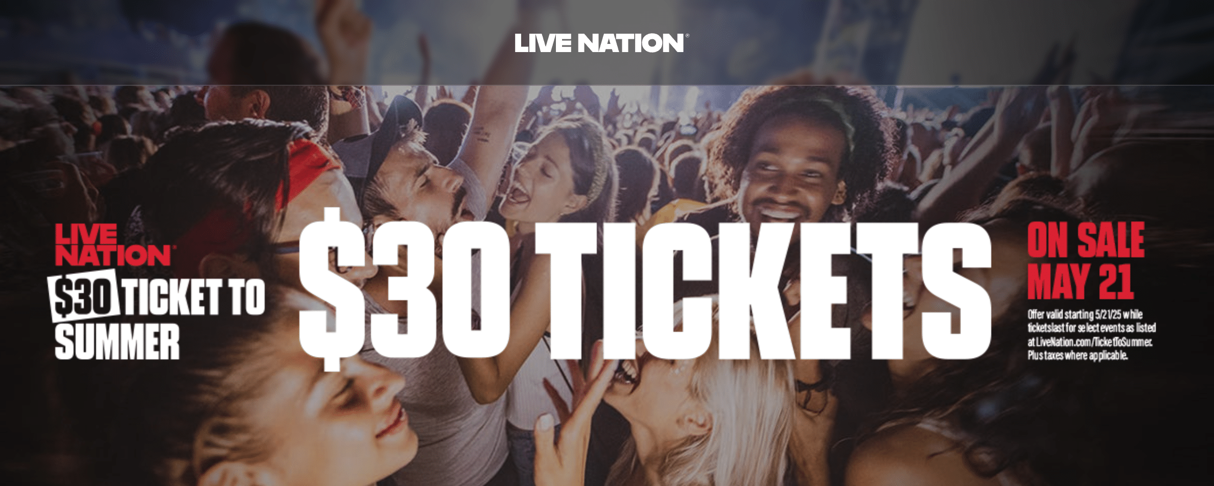 Ticket to Summer sale